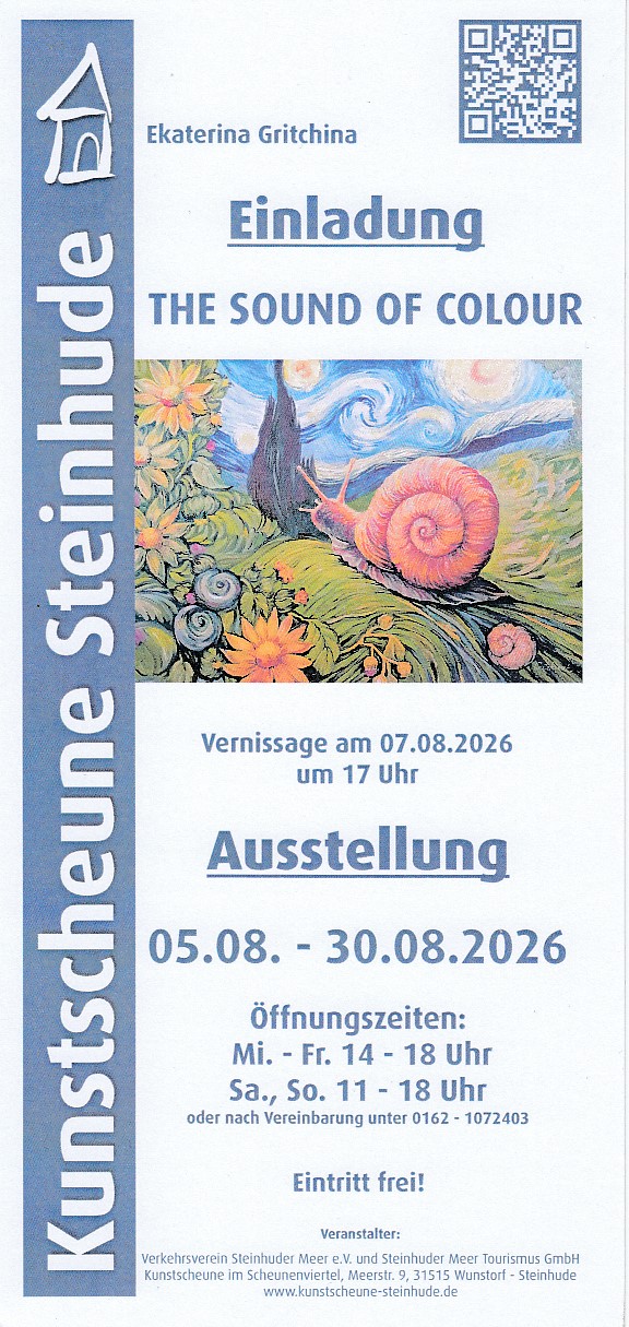 Einladung zur Ausstellung in der Kunstscheune