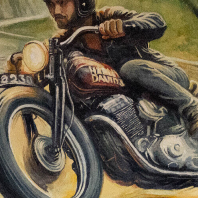 Biker auf dem Highway