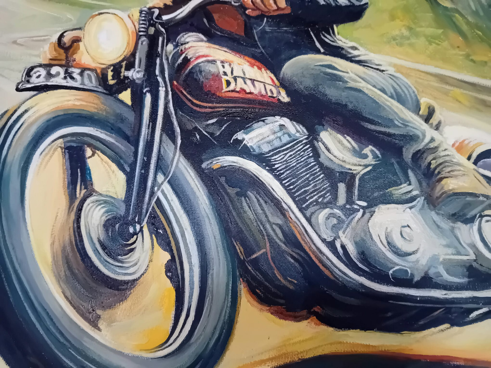 Biker auf dem Highway