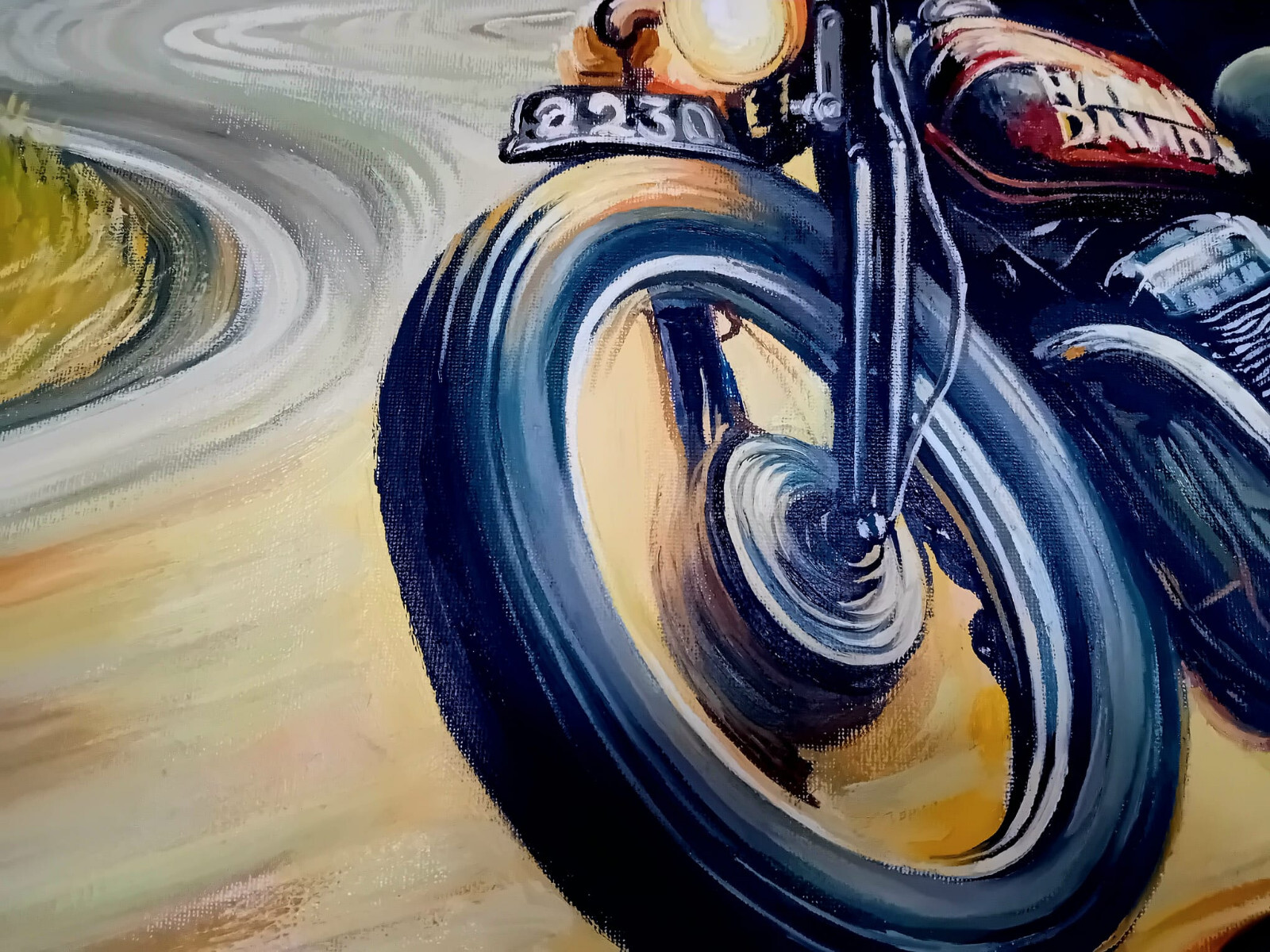 Biker auf dem Highway