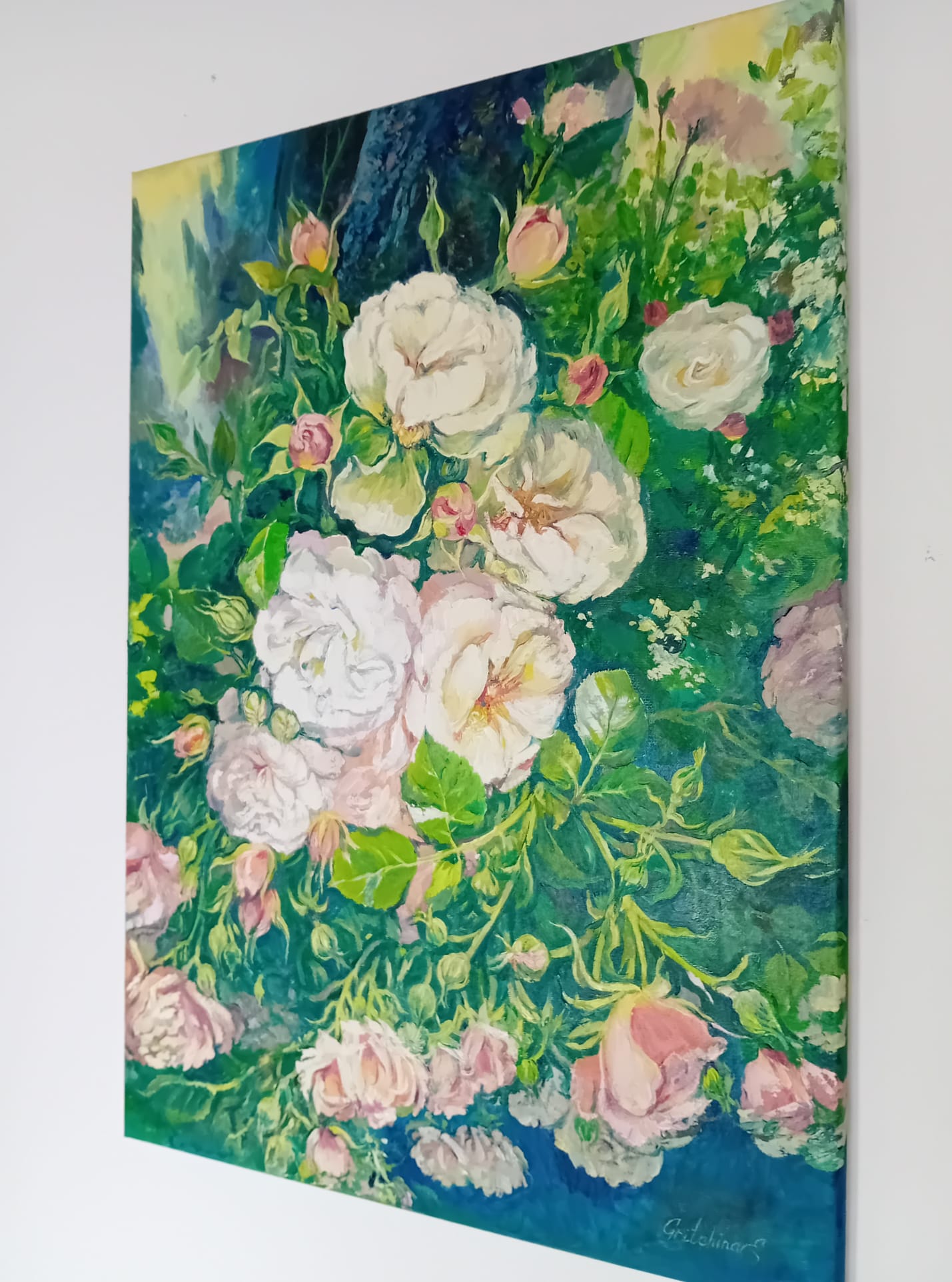 Blütenpoesie im Morgengarten