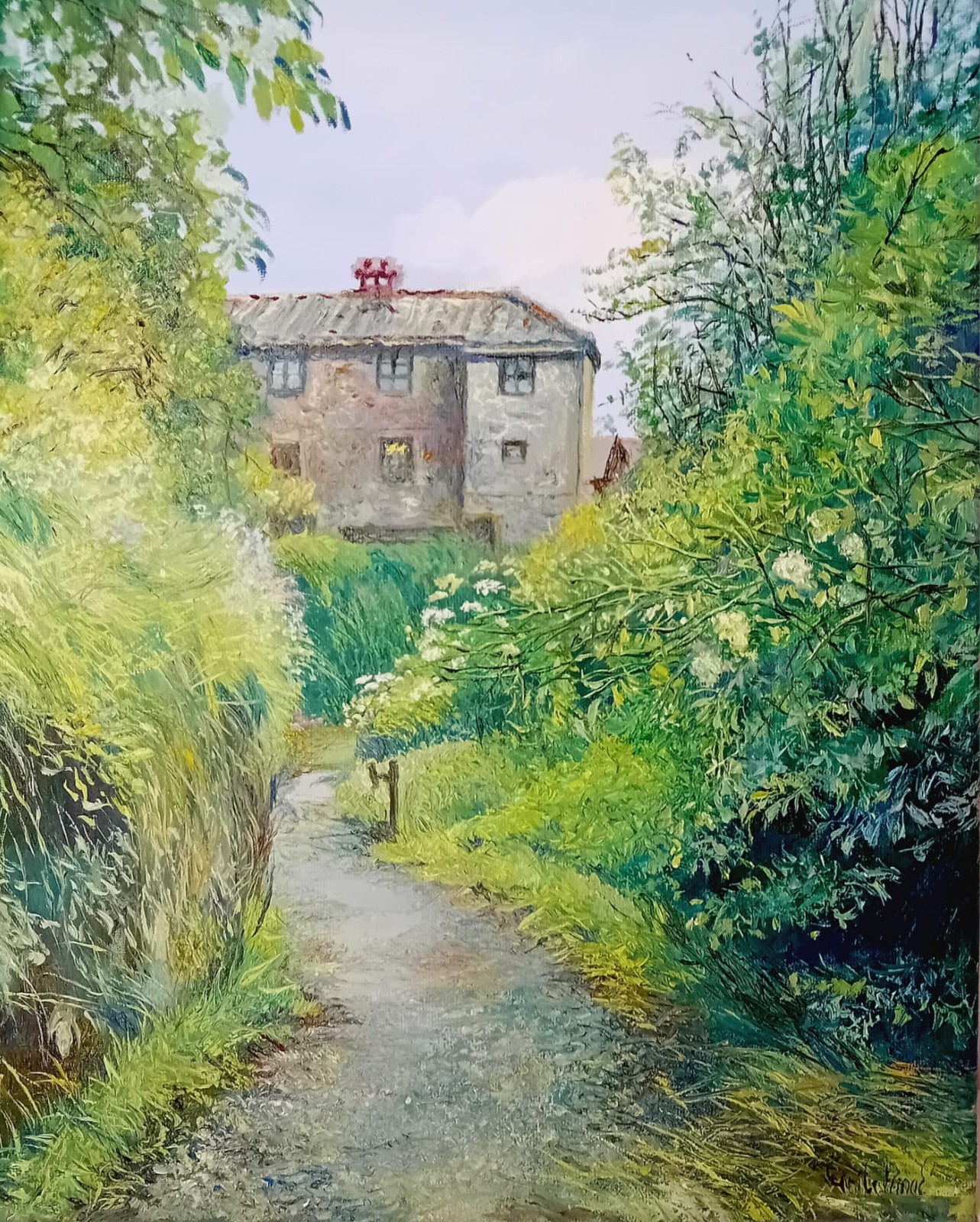 Der stille Weg in den Hügeln der Toskana