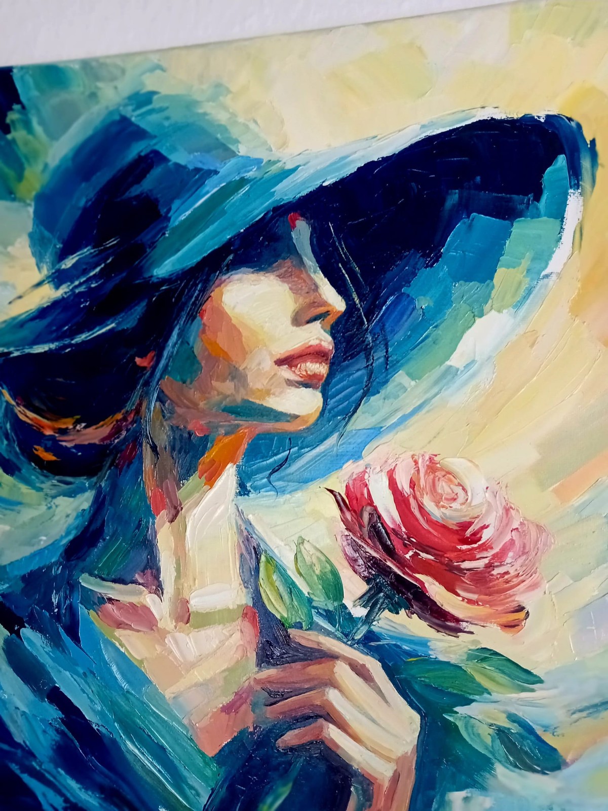 Die Frau mit der Rose