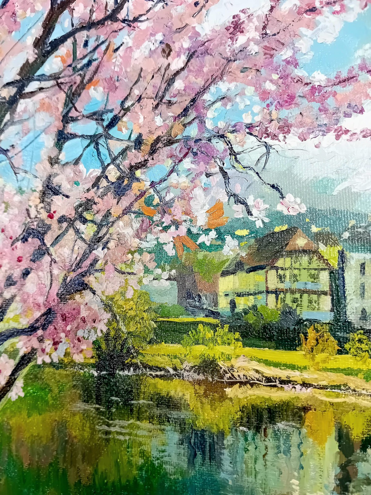 Frühling am stillen Ufer