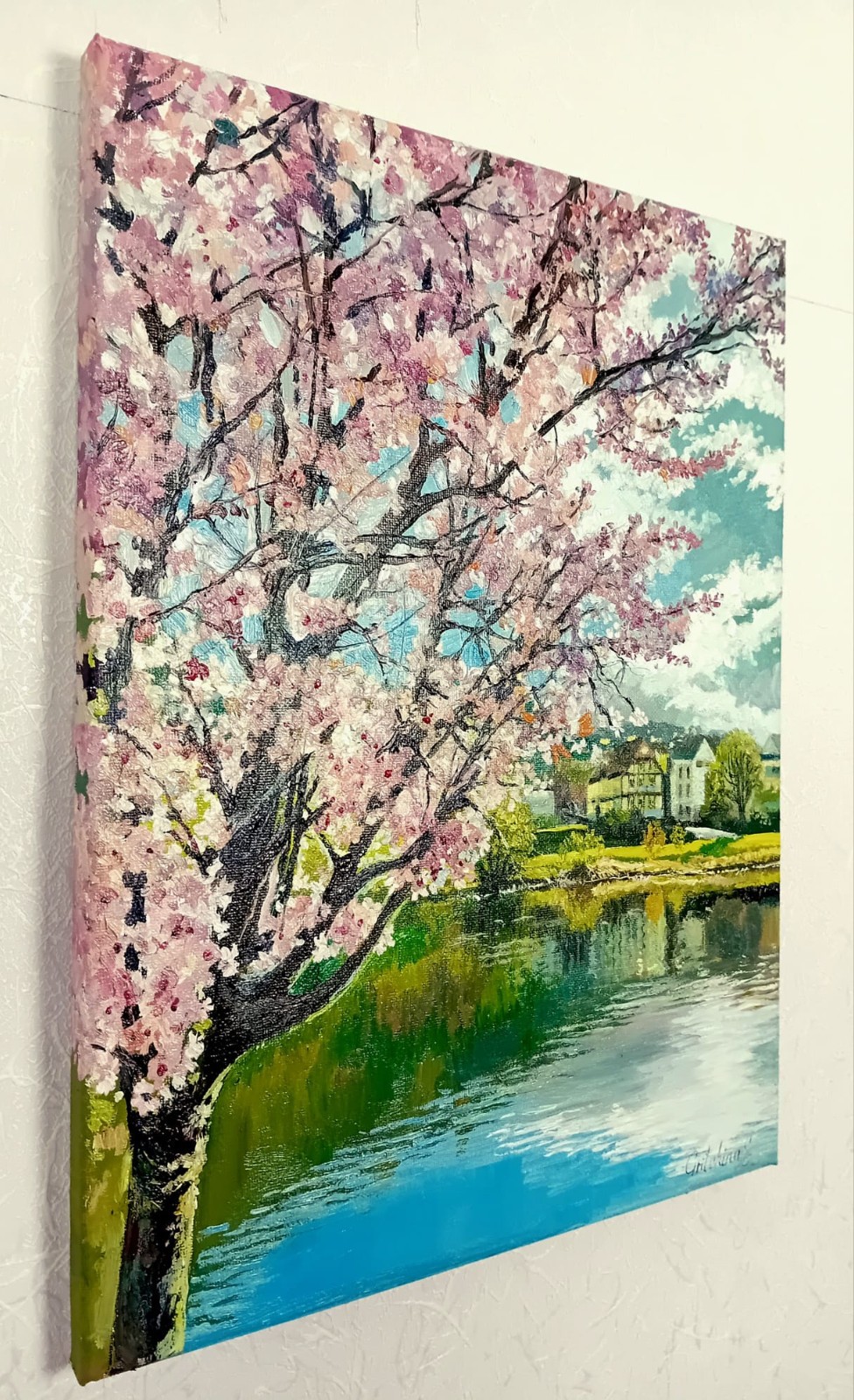 Frühling am stillen Ufer