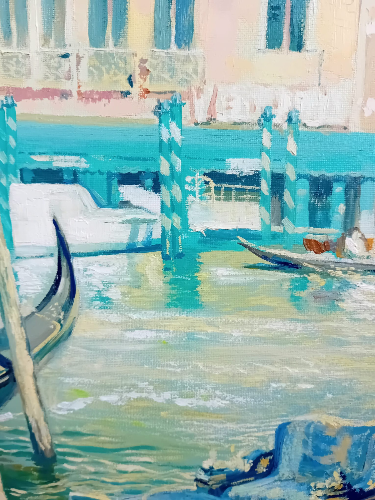 Im Glanz der Gondeln - eine stille Stunde am Kanal