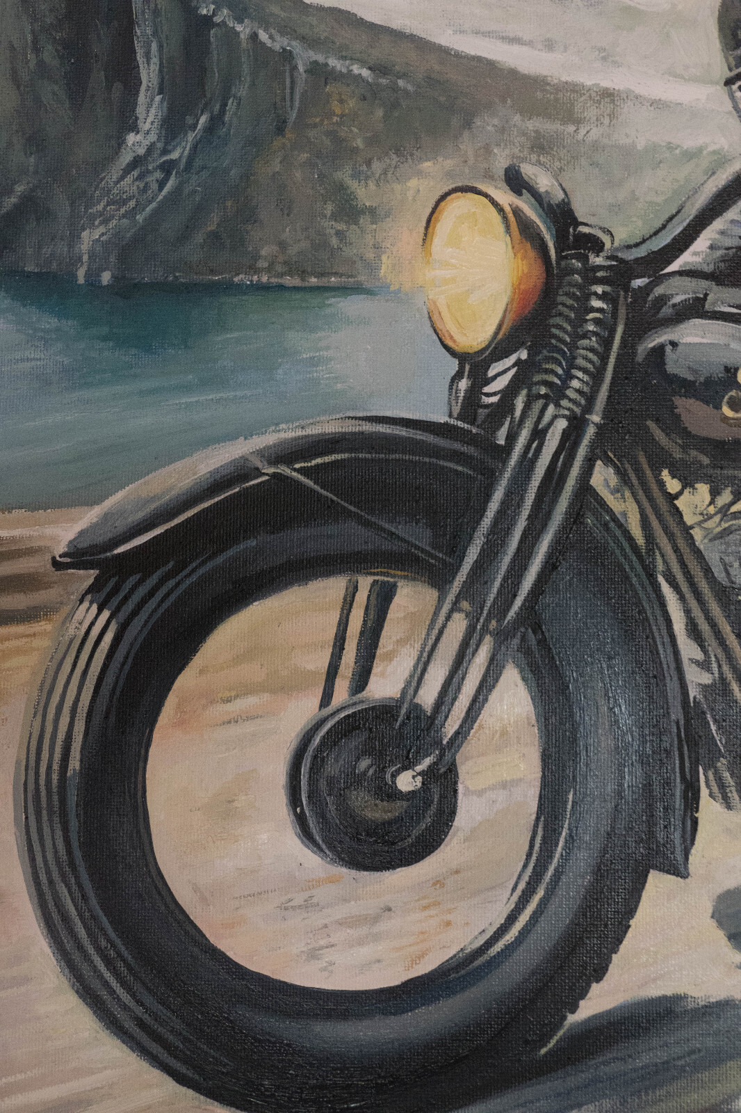 Ritt entlang der Küste – Harley Davidson im Sturm
