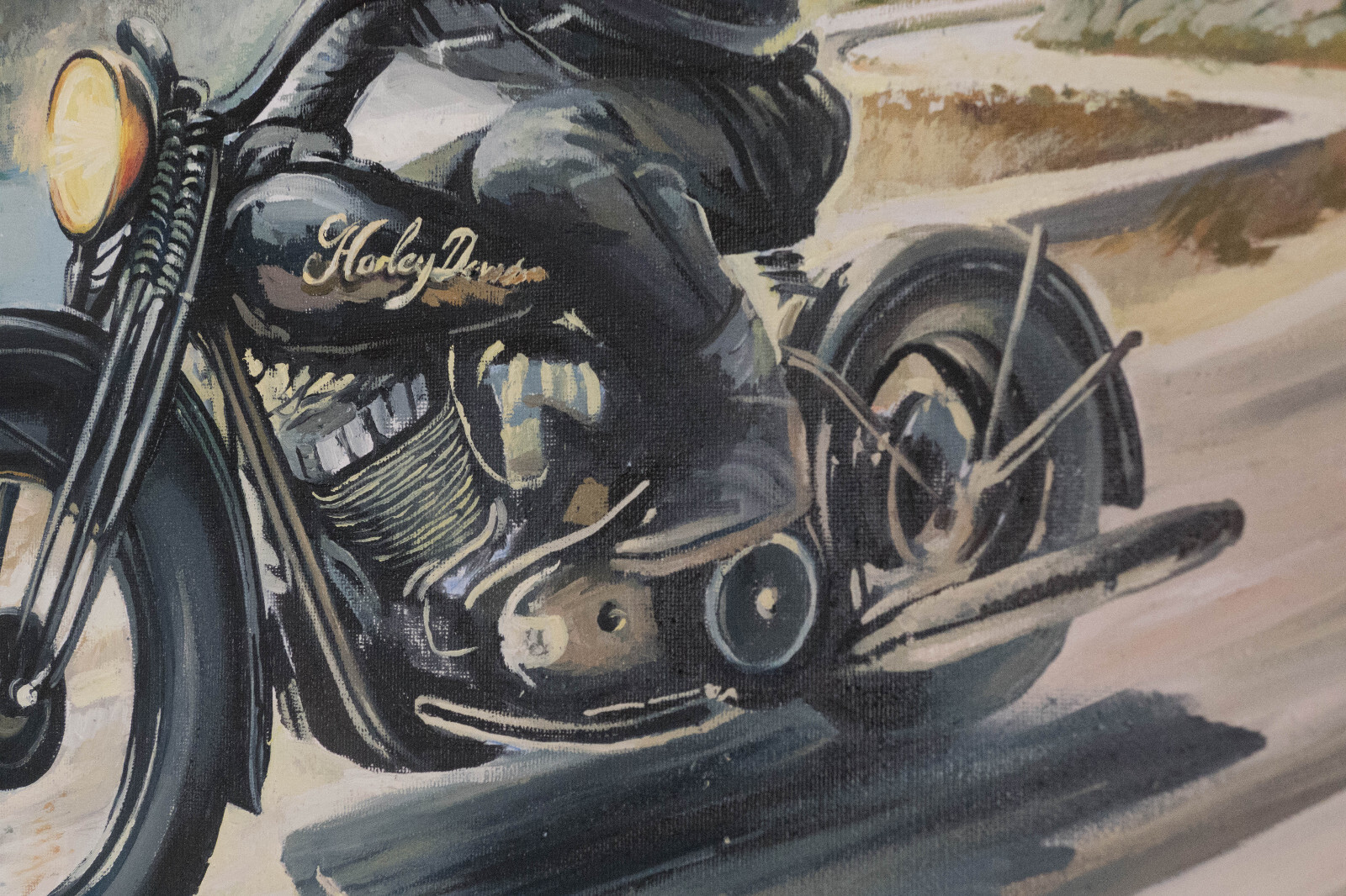 Ritt entlang der Küste – Harley Davidson im Sturm