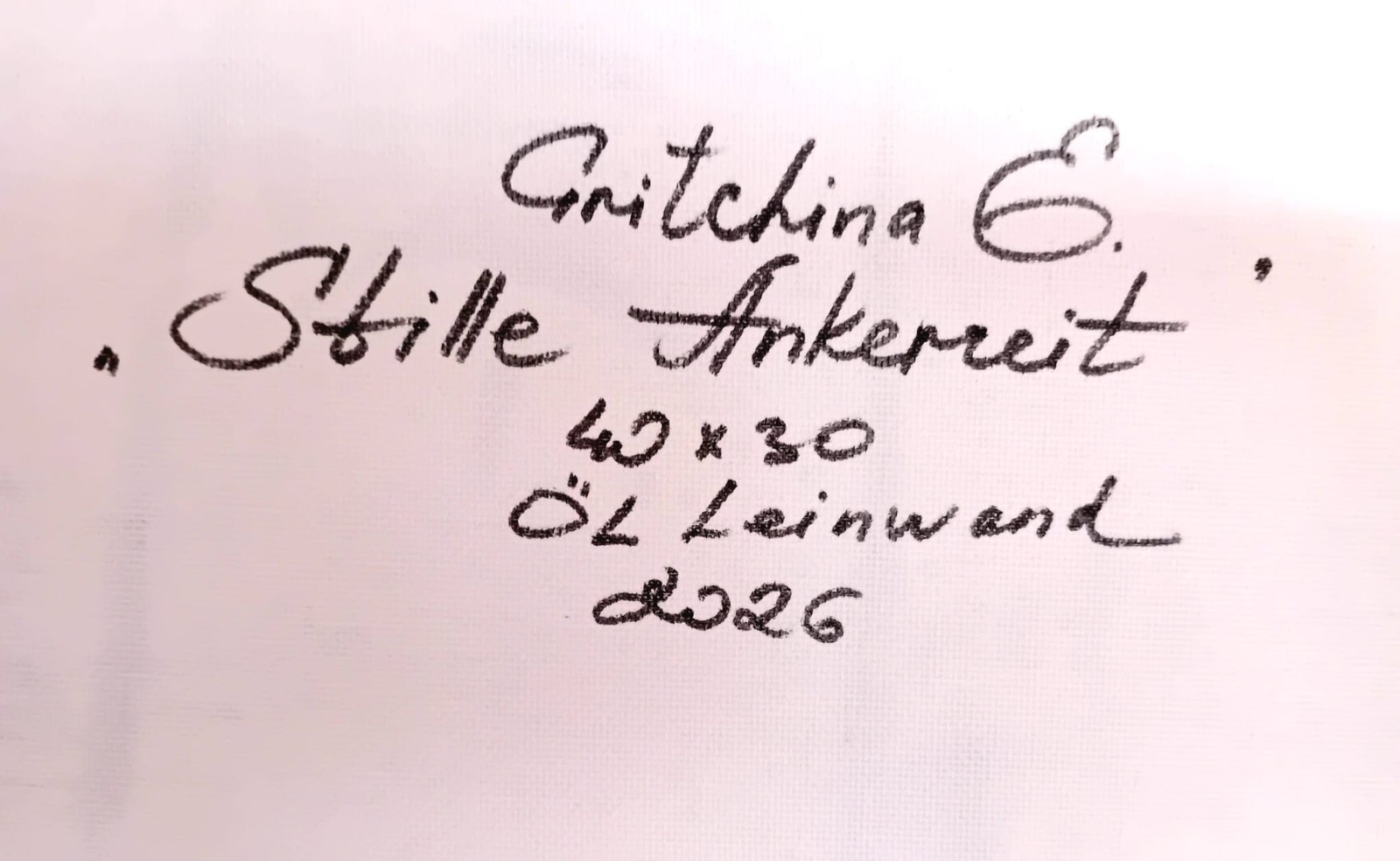Stille Ankerzeit
