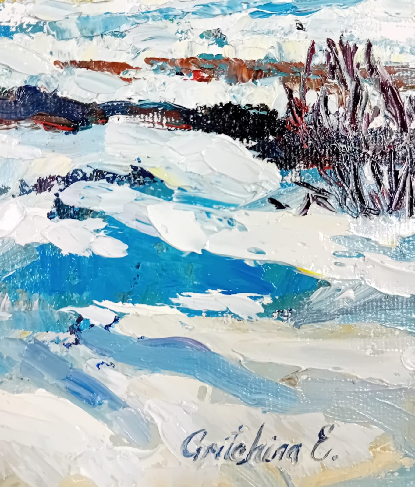 Stille unter Schnee