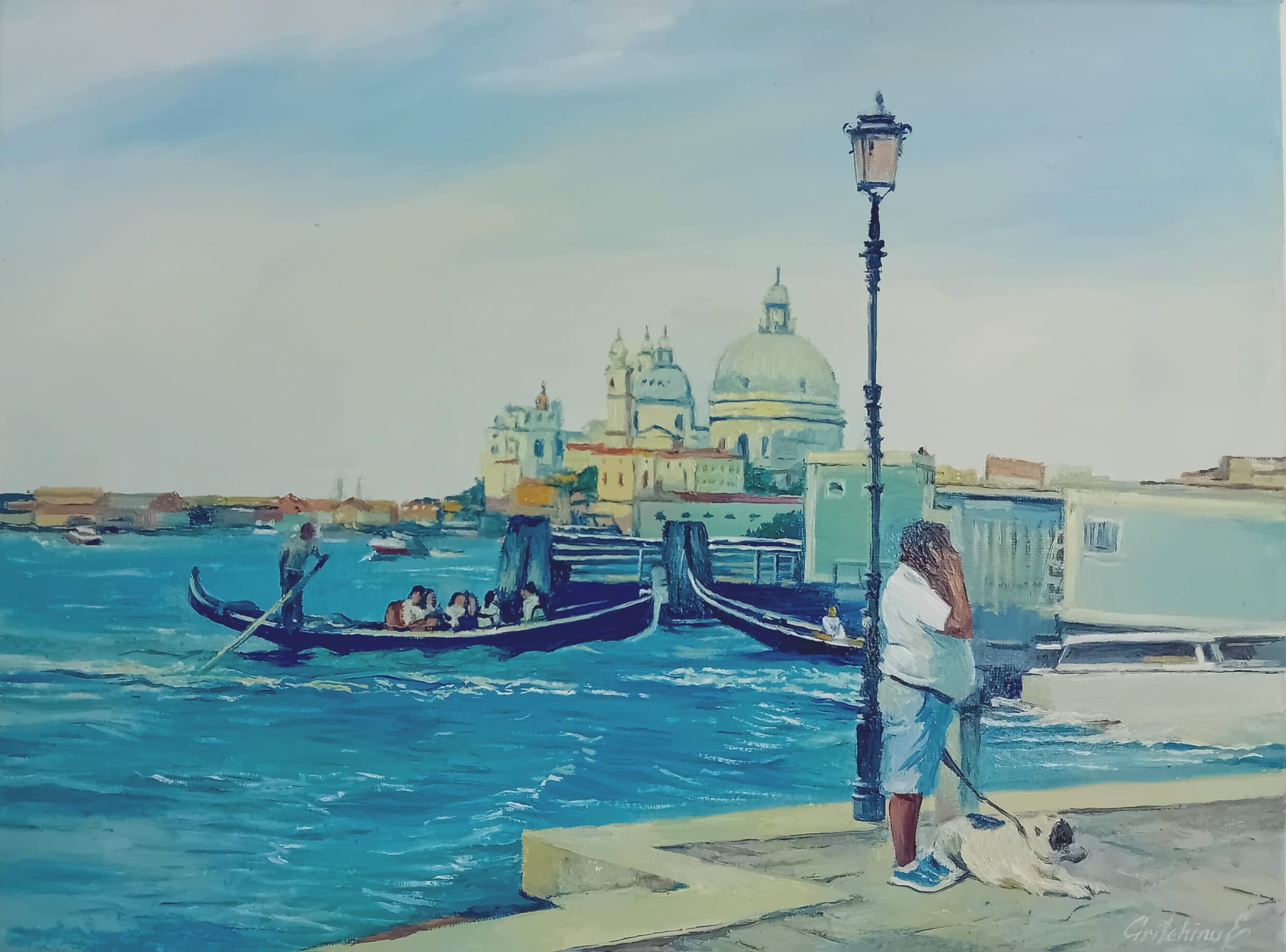 Venedig – Gondeln am Canal Grande