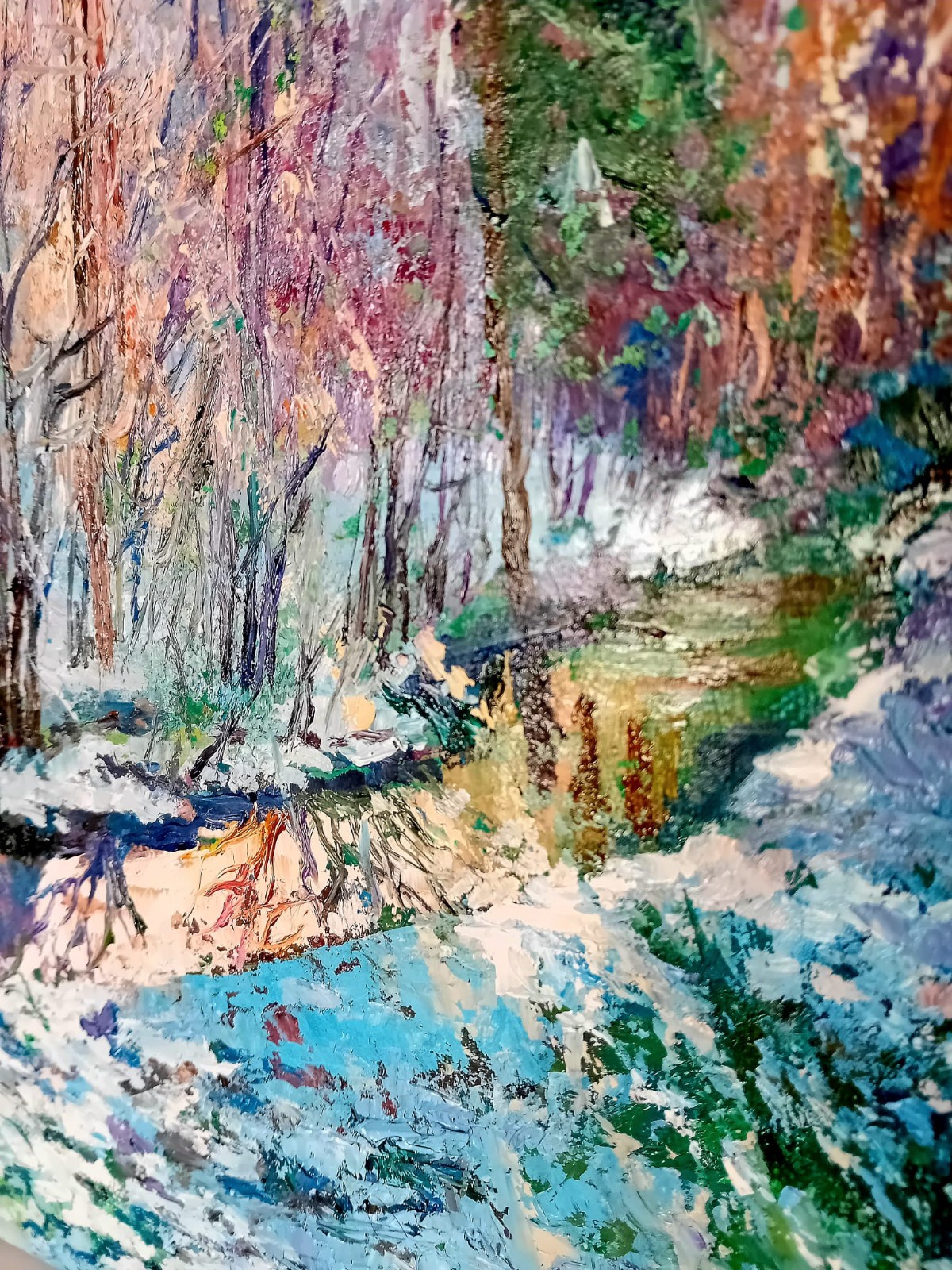 Winterlicht im stillen Tal