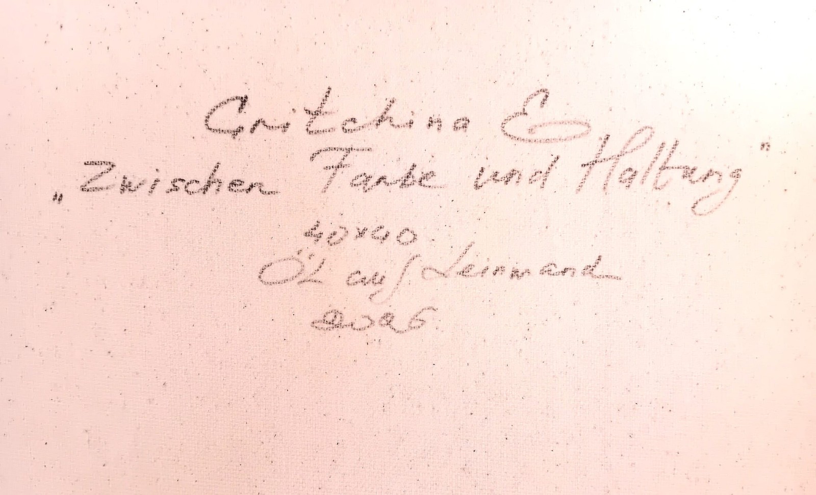Zwischen Farbe und Haltung